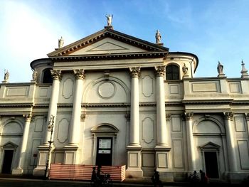 Facade of church