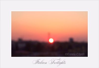 Scenic view of sunset