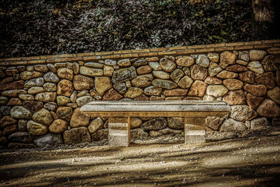 Architectural detail of stone structure