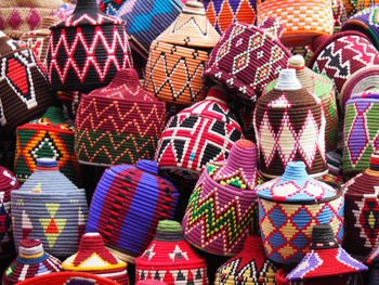 Full frame shot of market stall