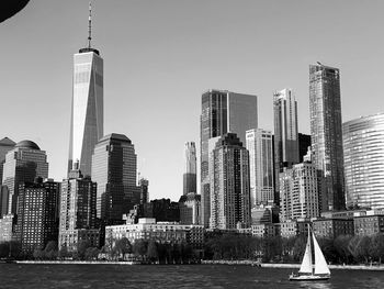 Modern buildings in city