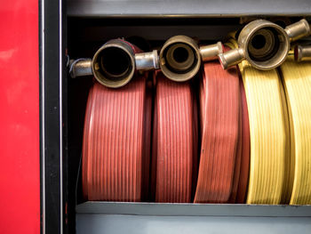 Close-up of hose