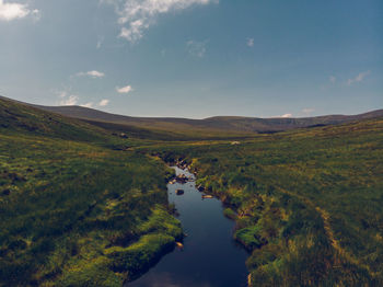 Scenic view of landscape against sky