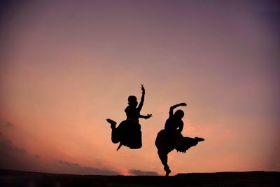 Joy of freedom - bharthanatyam dance pose