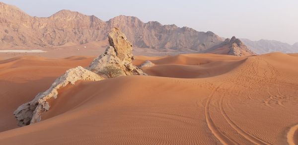 Rocky lanscape in the desert