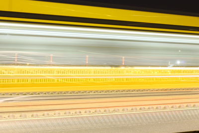 Close-up of yellow lights