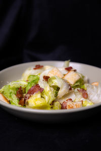 Close-up of food in bowl on table