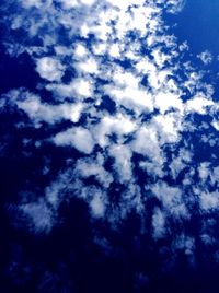 Low angle view of cloudy sky