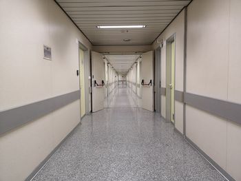 Empty corridor of hospital 
