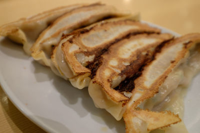 Close-up of served food