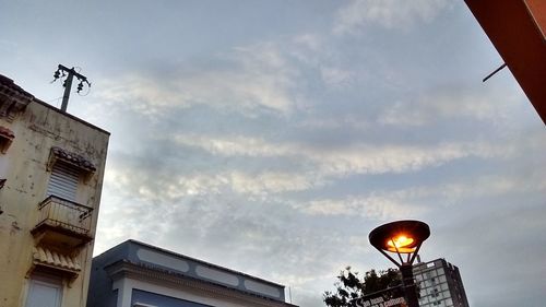 Low angle view of building against sky