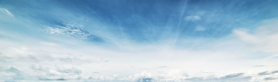 Low angle view of clouds in sky