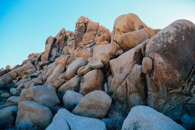 Scenic view of rock formations