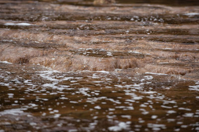 Full frame shot of flowing water