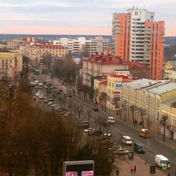 Traffic on city street