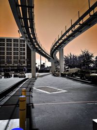 Cars on city street