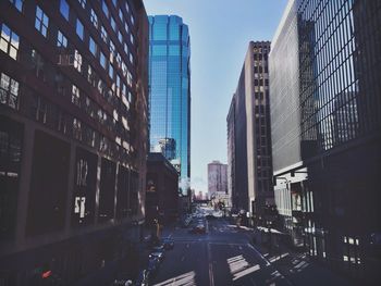 View of city street