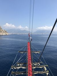 Sailing on the mediterranean