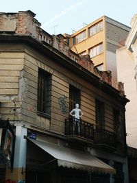 Low angle view of building against sky