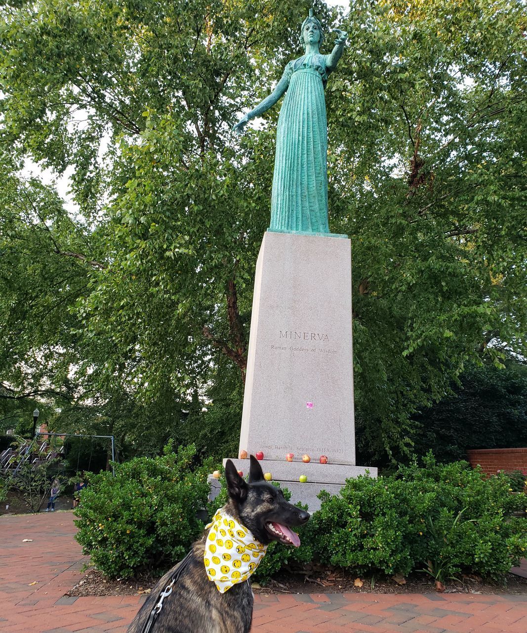 STATUE AGAINST SKY