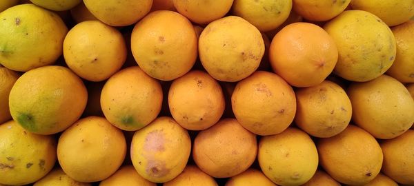 Full frame shot of fruits for sale at market stall