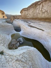 Rocks in water