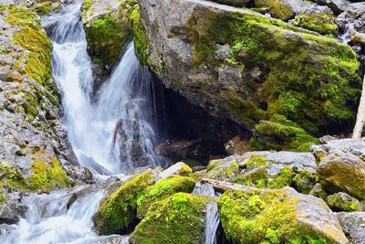 Waterfall mountain views hiking trails doughnut falls big cottonwood canyon wasatch front utah