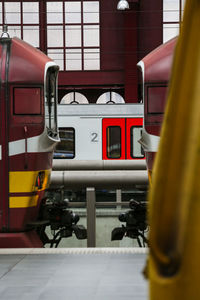 Train on railroad track