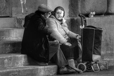 Man sitting on floor