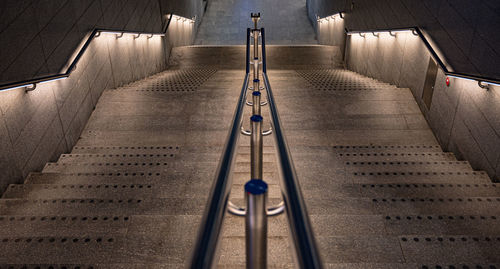 Modern staircase copenhagen subway
