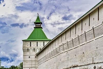 Low angle view of building against sky