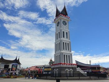 Jam gadang is one of the tourism spots in west sumatra.