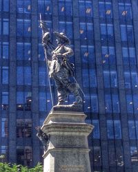 Low angle view of statue