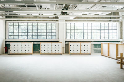 Interior of abandoned building