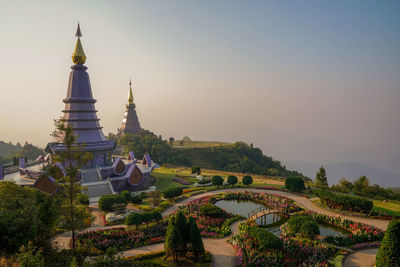 Historic building against clear sky