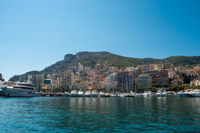 View of city at waterfront