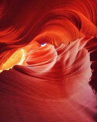 Full frame shot of red rock canyon