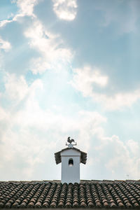 Low angle view of building against sky