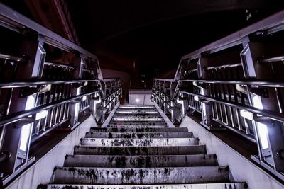 Low angle view of staircase