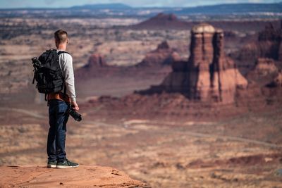 Full length of man standing outdoors