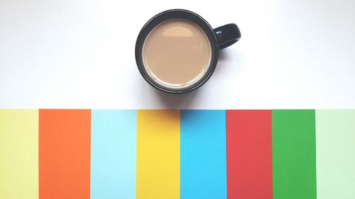 Close-up of white object over white background