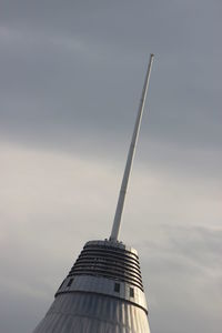 Low angle view of tower against sky