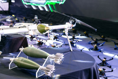 Close-up of drone