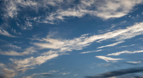 Low angle view of cloudscape