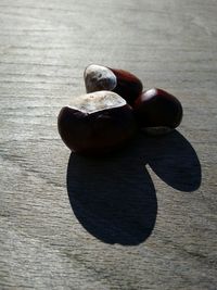 Close-up of food on table
