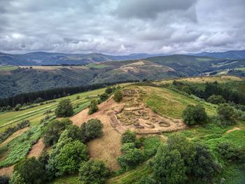 Scenic view of landscape against sky