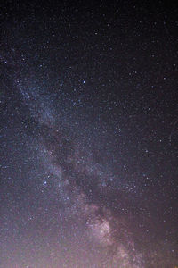 Low angle view of stars in sky