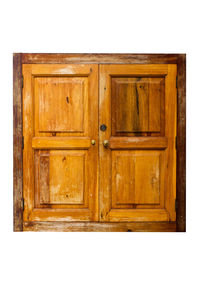 Close-up of wooden door