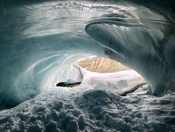 Scenic view of glaciar