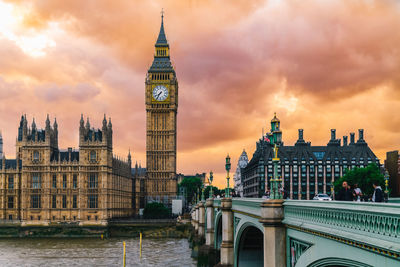 View of buildings at waterfront